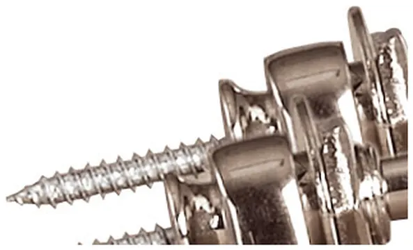 Fire&Stone Security-Lock (Paar), vernickelt Gitarrengurt-Wechsel- und Sicherungssystem