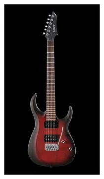 Cort X100 Open Pore Blackcherry Burst Electric Guitar