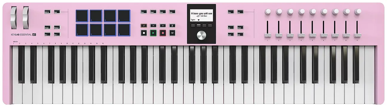 Arturia KeyLab Essential 61 mk3 Rose Quartz