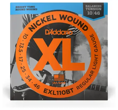 Daddario EXL110 BT 10 Guage Balanced Tension Electric Strings