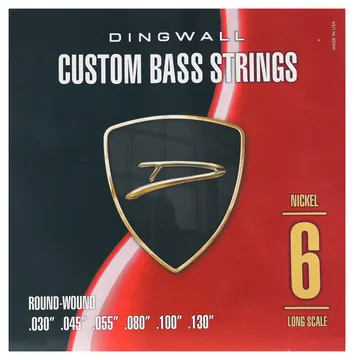 Dingwall Long Scale 6-String Nickel Plated Steel 030 - 130