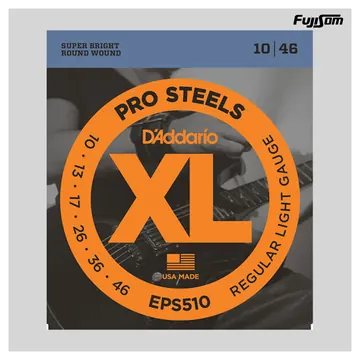 Daddario Encordoamento Daddario Para Guitarra EPS-510 010 Regular Light| Fujisom