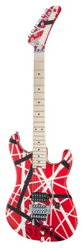 EVH STRIPED SERIES 5150 Red, Black AND White STRIPES CHITARRA ELETTRICA