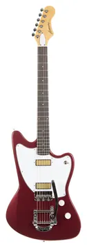 Harmony Standard Series Silhouette w/ Bigsby Electric Guitar w/Case, RW FB, Burgundy