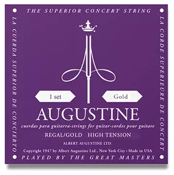 Augustine Regal Gold Fort / Nylon Clair-File Gold - jeu de 6 cordes