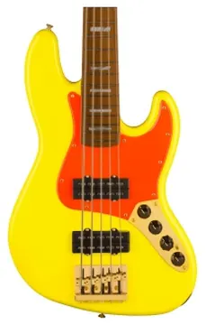 Fender MonoNeon Jazz Bass V MN Neon Yellow