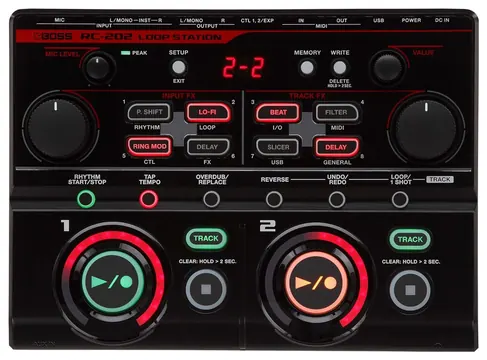 Boss RC-202 Loopstation + Multieffetto da Tavolo