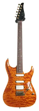 Suhr Custom Standard Carve Top Quilt Trans Caramel