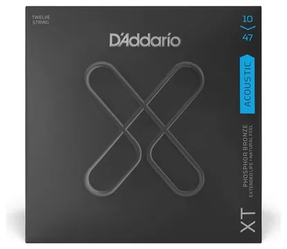 D'Addario XTAPB1047-12 - XT 12-String Acoustic Phosphor Bronze | 010-047
