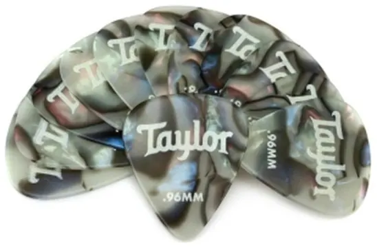 Taylor Celluloid 351 Guitar Picks 12-pack Abalone 0.96