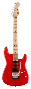 Charvel MJ SD1 24 HSS Floyd Metallic Red Maple Fingerboard