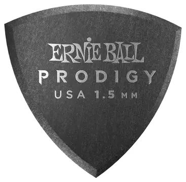 Ernie Ball 1.5mm Black Shield Prodigy Picks 6-Pack