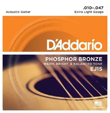 SG Strings Encordoamento Violão Aço 010/047 Light Fosforo Bronze SG 6690 A