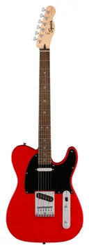 Fender Squier Sonic Laurel Fingerboard Black Pickguard Torino Red