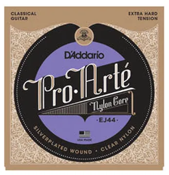 D'Addario EJ44 Pro-Arte Nylon, Extra Hard Tension Corde Classica