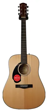 Fender CD-60S Left Hand, Walnut Fingerboard, Natural
