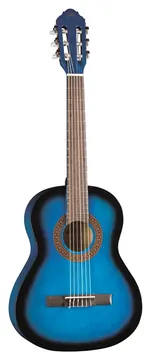 EKO CS5 Blue Burst Chitarra Classica 3/4 Blu Sfumata