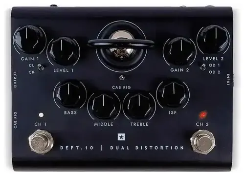 Blackstar - DEPT 10 Dual Distortion- VALVE POWERED DUAL DISTORTION PEDAL
