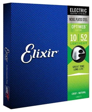Encordoamento Elixir P/guitarra Eletrica Optiweb 10/52