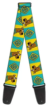 Buckle Down Scooby Doo Pose Dog Collar Guitar Strap