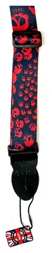 Levin 2" Webbing Graphic Strap Red Skulls (LS-G-WG-200-RED-SKULLS)