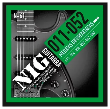 NIG Encordoamento NIG N-61 Guitarra 011-052