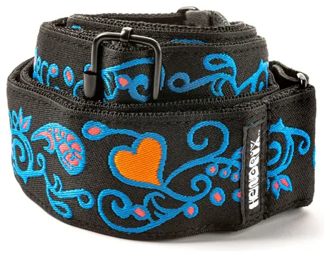 Dunlop Jimi Hendrix Blacklight Monterey Blue Strap