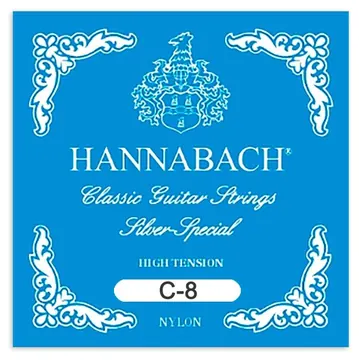 Corda Hannabach 8158ZHT 8ª Dó Nylon para Guitarra Clássica