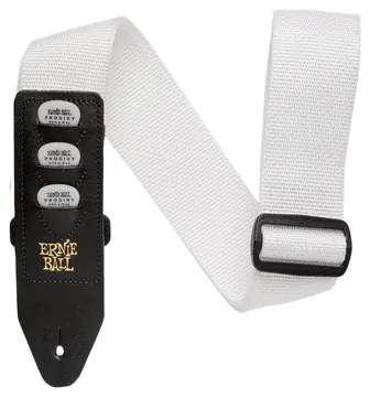 Ernie Ball 4259 Pickholder Strap White
