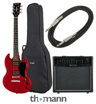Harley Benton DC-200 CH Student Serie Bundle