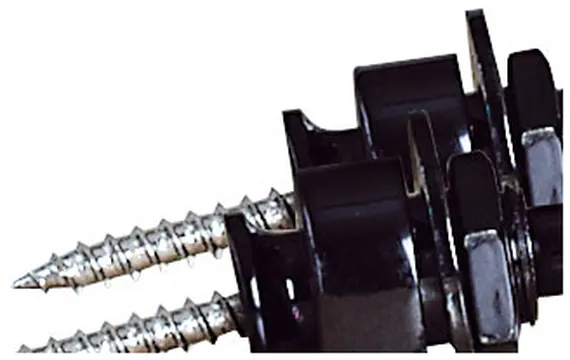 Fire&Stone Security-Lock (Paar), schwarz hochglanz Gitarrengurt-Wechsel- und Sicherungssystem