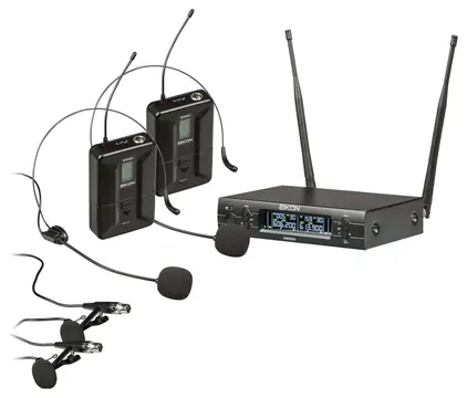 Eikon WM900DH DUAL UHF C:614-670MHz 2 Mic Pro Wirel. Archet. x canto e present.