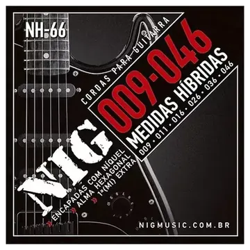NIG Corda para Guitarra NIG Hibrida 009-046