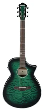 Ibanez AEWC16QATEH Sunburst smeraldo trasparente