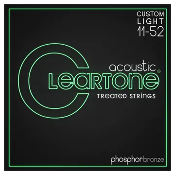 Cleartone Encordoamento Cleartone Violão Aço Phosphor Bronze 011