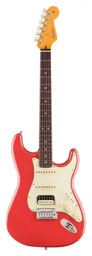 Fender Stratocaster '60s American Ultra Luxe Vintage HSS RW Fiesta-Rot