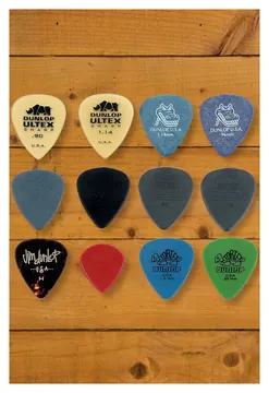 Jim Dunlop Picks Variety Medium/Heavy, Players Pack 12