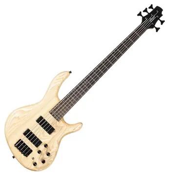 Cort Action Deluxe AS 5 String Bass Guitar, Natural