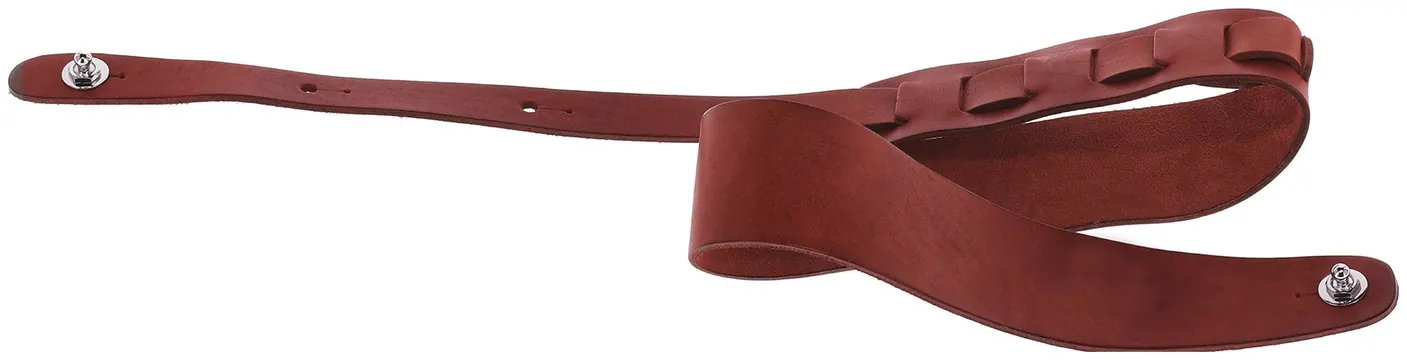 Gewa Gitarrengurt Premium Plain 70 Security Locks Farbe:Red Brown