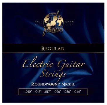 Framus 45220 REG Blue Label Regular 010/046 Nickelplated Steel Round Wound. Saiten E-Gitarre