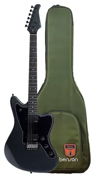 Benson Guitarra Benson Jazz Master Brave Six Charcoal Sparkle C/ Bag