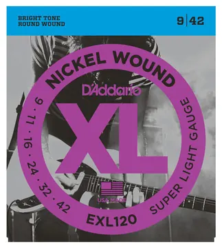 D'Addario EXL120 Electric Guitar String Set | 9-42