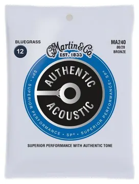 C.F. Martin & Co. Martin Authentic Sp Bronze Cuerdas Bluegrass 12-56