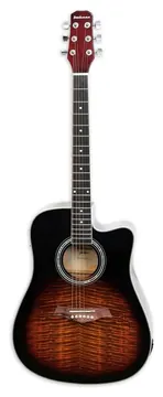 Guitarra Eletroacústica Beckman BKM/DCE-TGB Dreadnought Cutaway Tigerburst