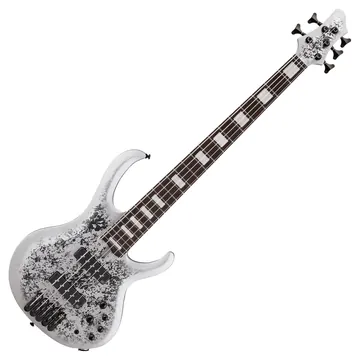 Ibanez BTB25TH5 SLM Premium 5 String Electric Bass - Silver Blizzard Matte
