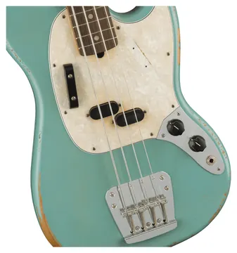 Fender Jmj Road Worn Mustang Bass Daphne Blue