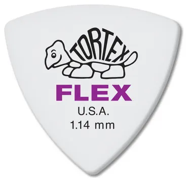 Dunlop Pack 6 Puas Tortex Flex Triangle 1,14mm