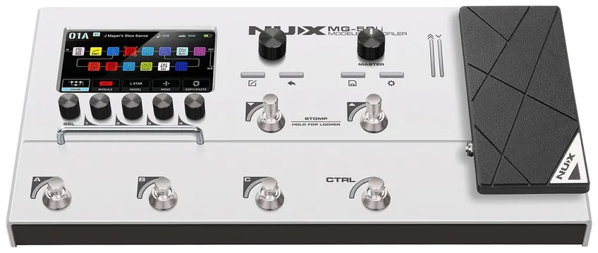 nuX MG-50Li White Multieffektgerät