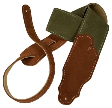 Franklin Strap Sedona Suede Guitar Strap Olive