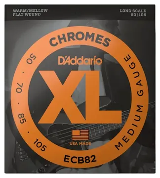 D'Addario Medium Chrome String for Bass 50 - 105